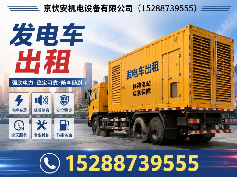 台州静音发电车租赁展示图