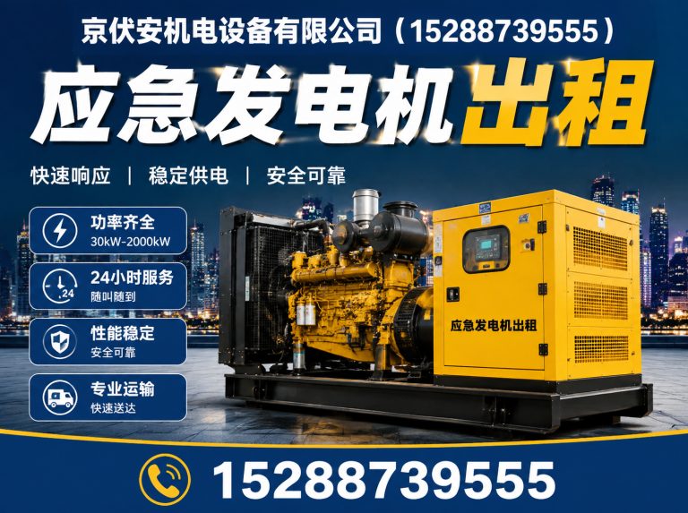 台州柴油发电机组出租展示图