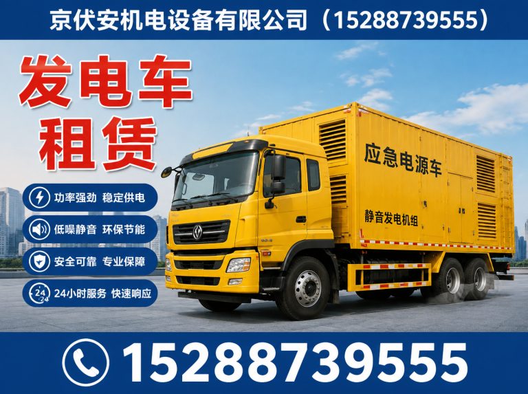 台州应急发电机出租展示图